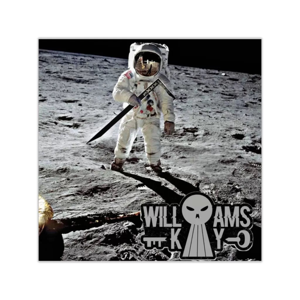 Moon Landing Sticker