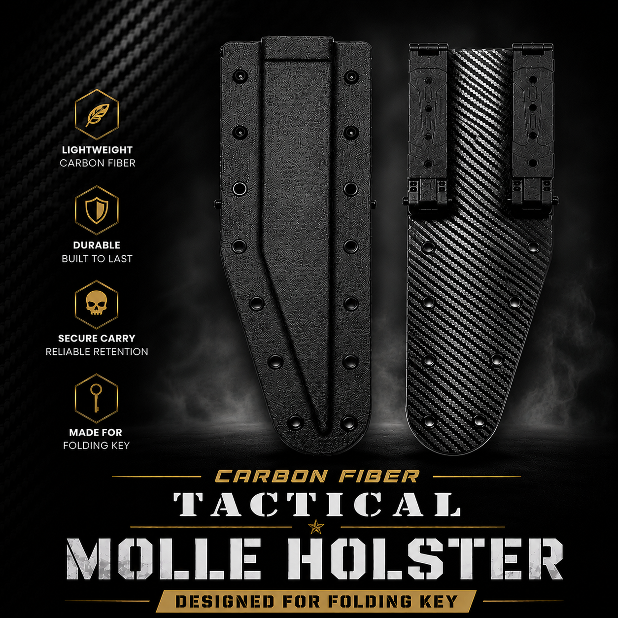 Black CF Molle Holster — additional view 3
